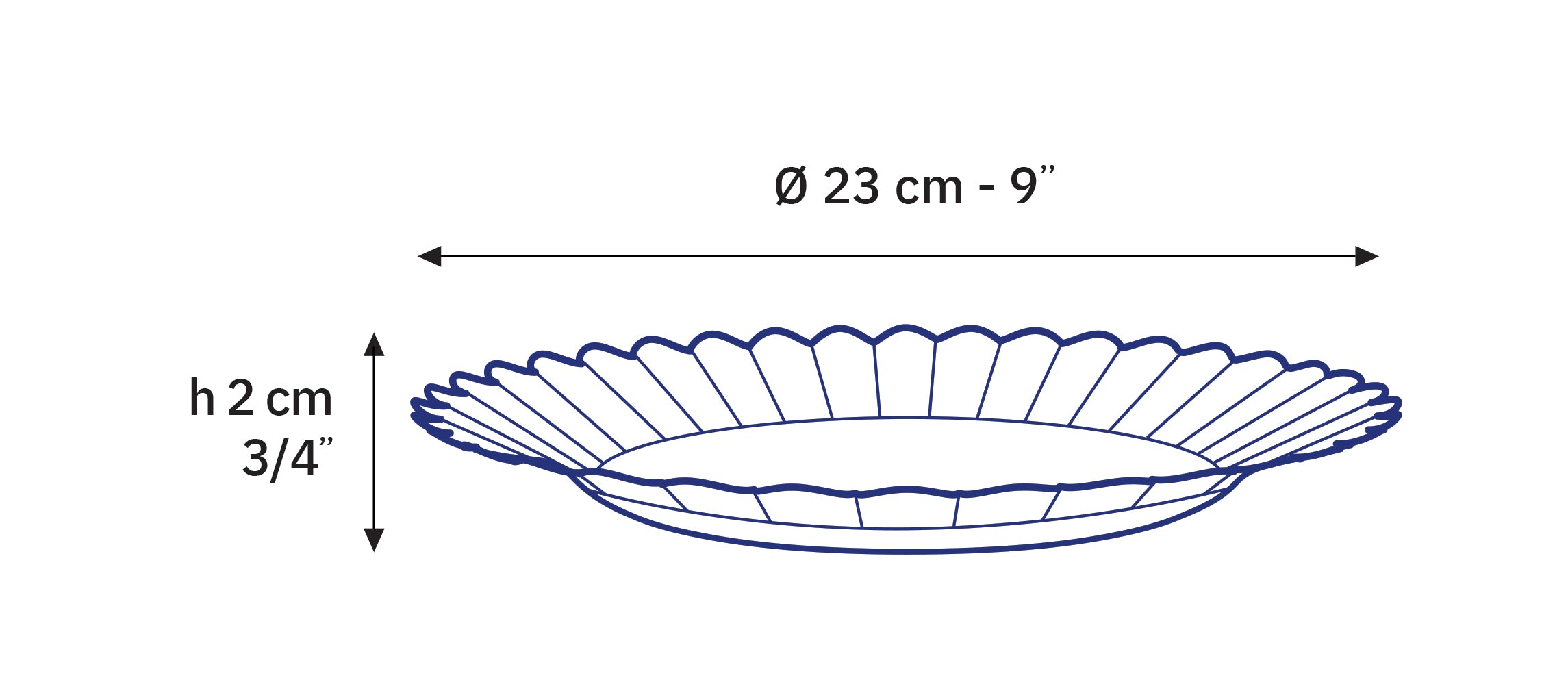 Duralex Picardie talíře čiré 23 cm 6 ks