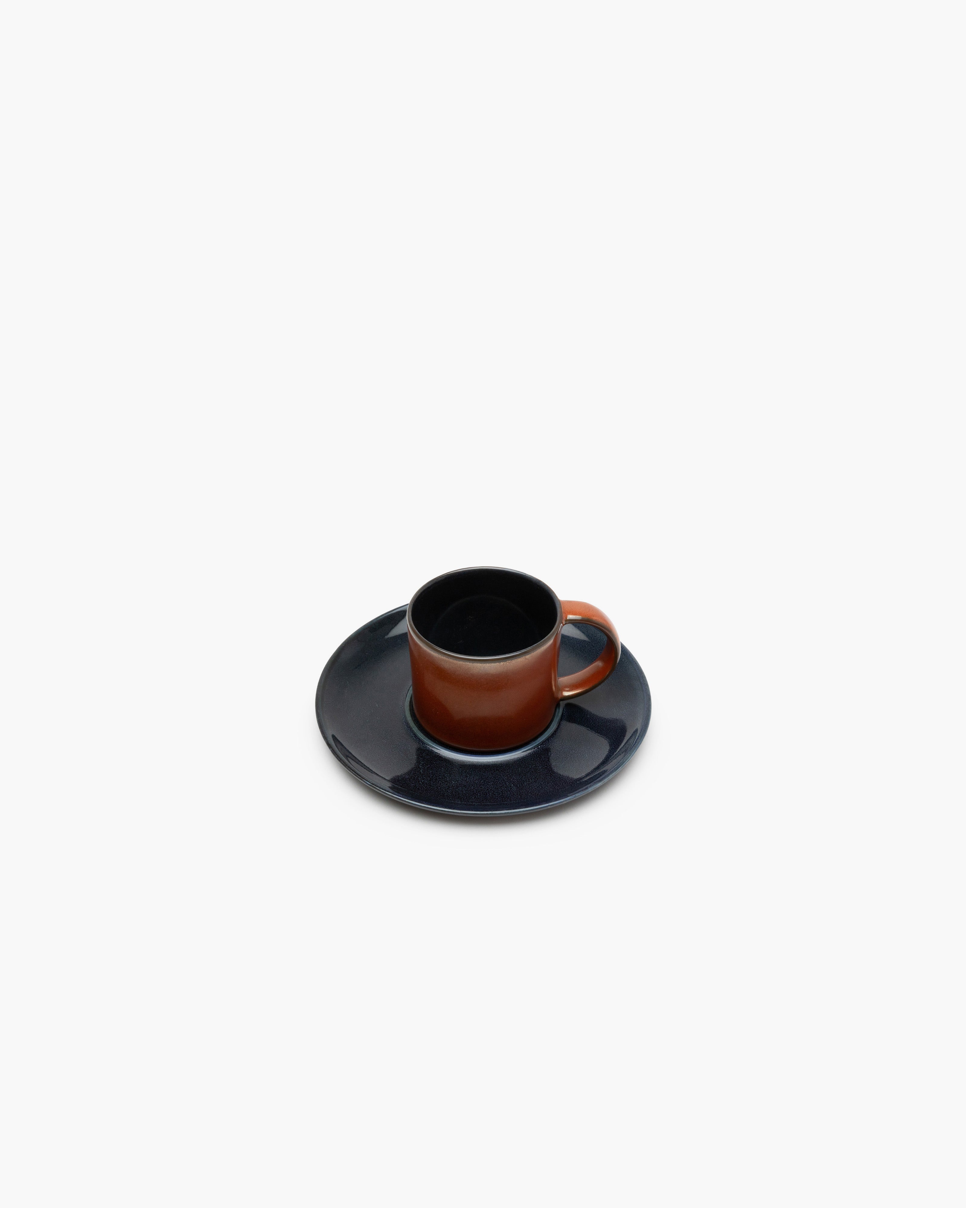 Serax Terres de Rêves podšálek espresso modrý kamenina