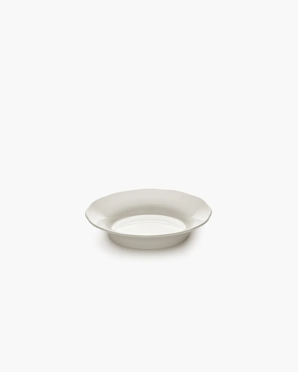 Serax Silhouette hluboký talíř L bílý porcelán