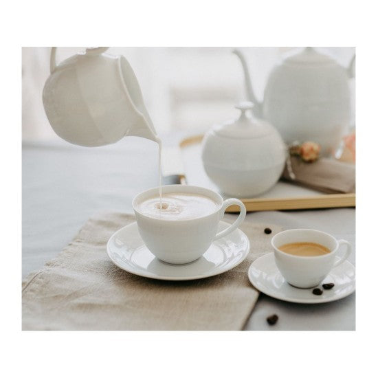 Augarten Opus mléčenka 80 ml bílá porcelánová vysoká