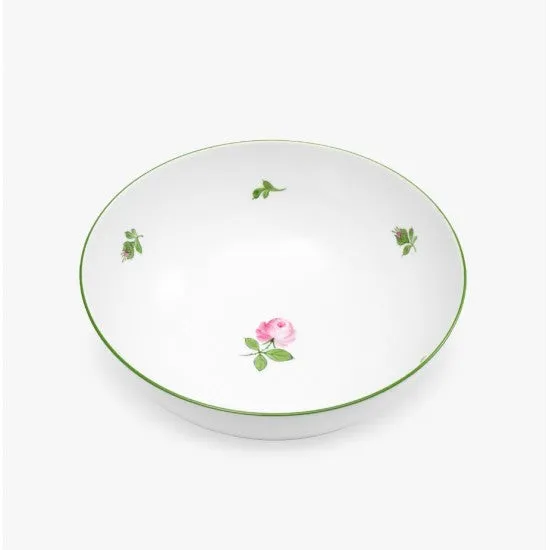 Augarten Schubert salátová mísa 21 cm růžová Vídeňská růže