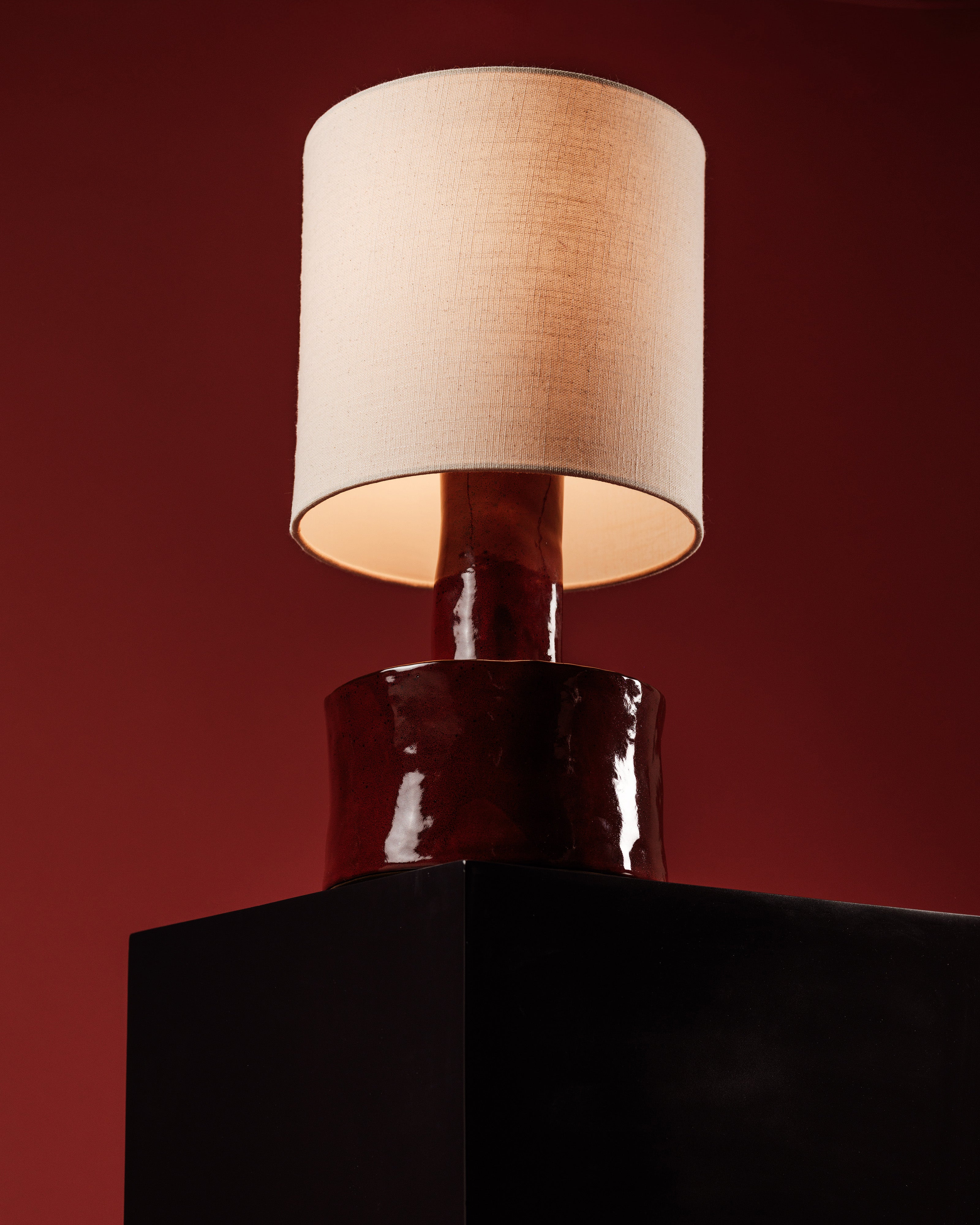 Serax Catherine stolní lampa červená béžová
