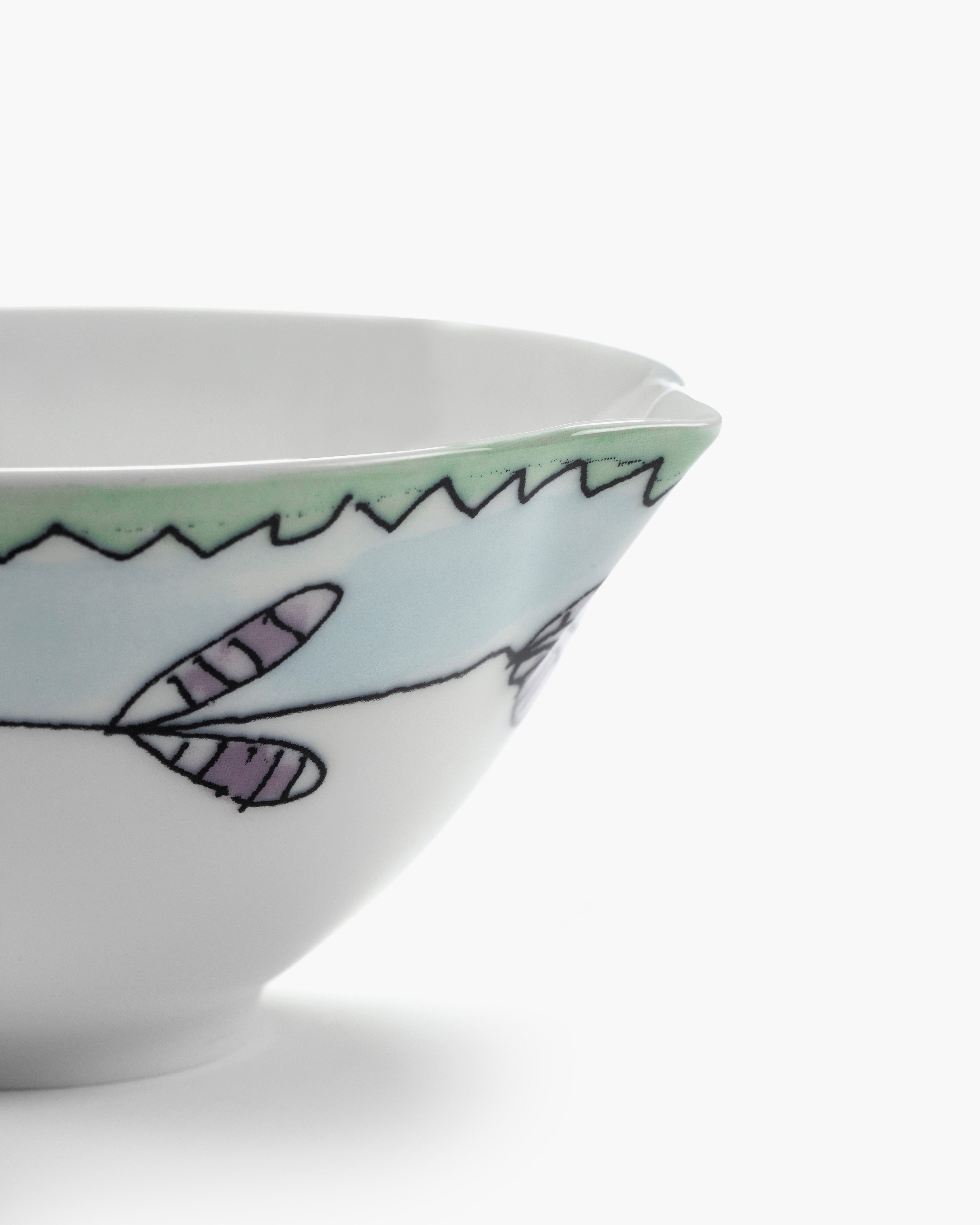 Serax Midnight Flowers Blossom džbánek na mléko porcelánový