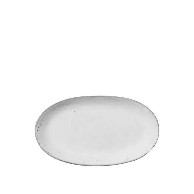 Broste Copenhagen Nordic Sand oválný talíř pískový