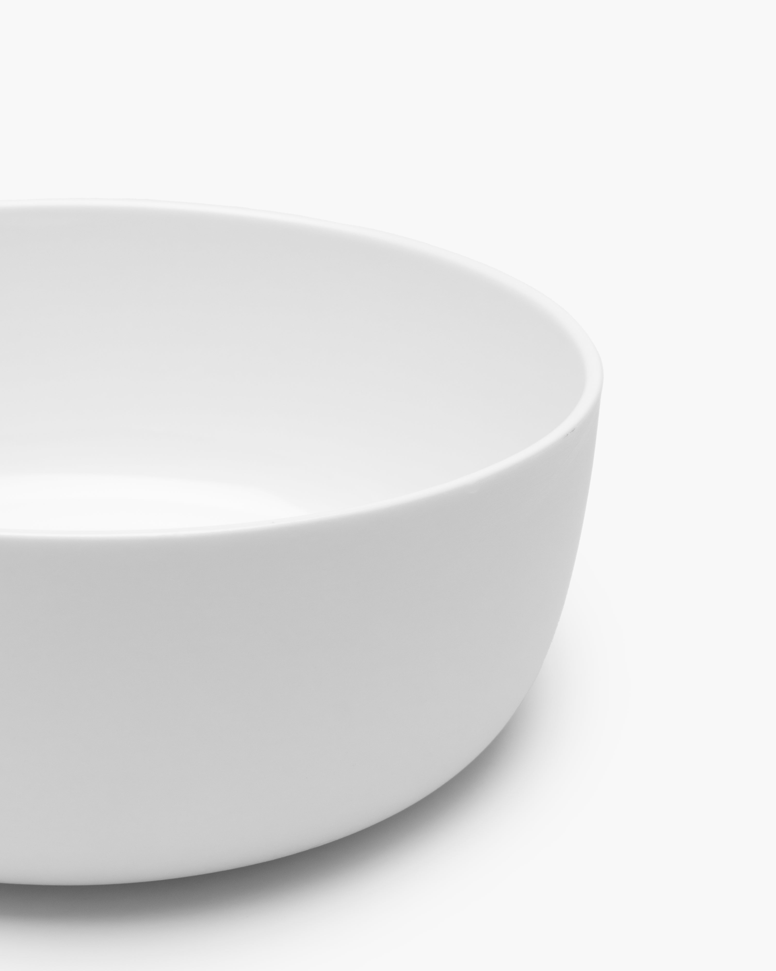 Serax Base vysoká mísa L bílá porcelánová