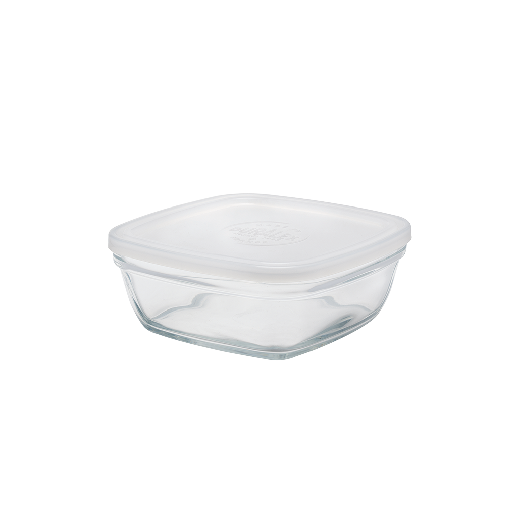 Duralex Freshbox dóza hranatá 1,15 l bílé víko sklo