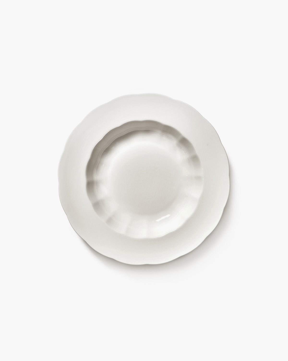 Serax Silhouette hluboký talíř L bílý porcelán