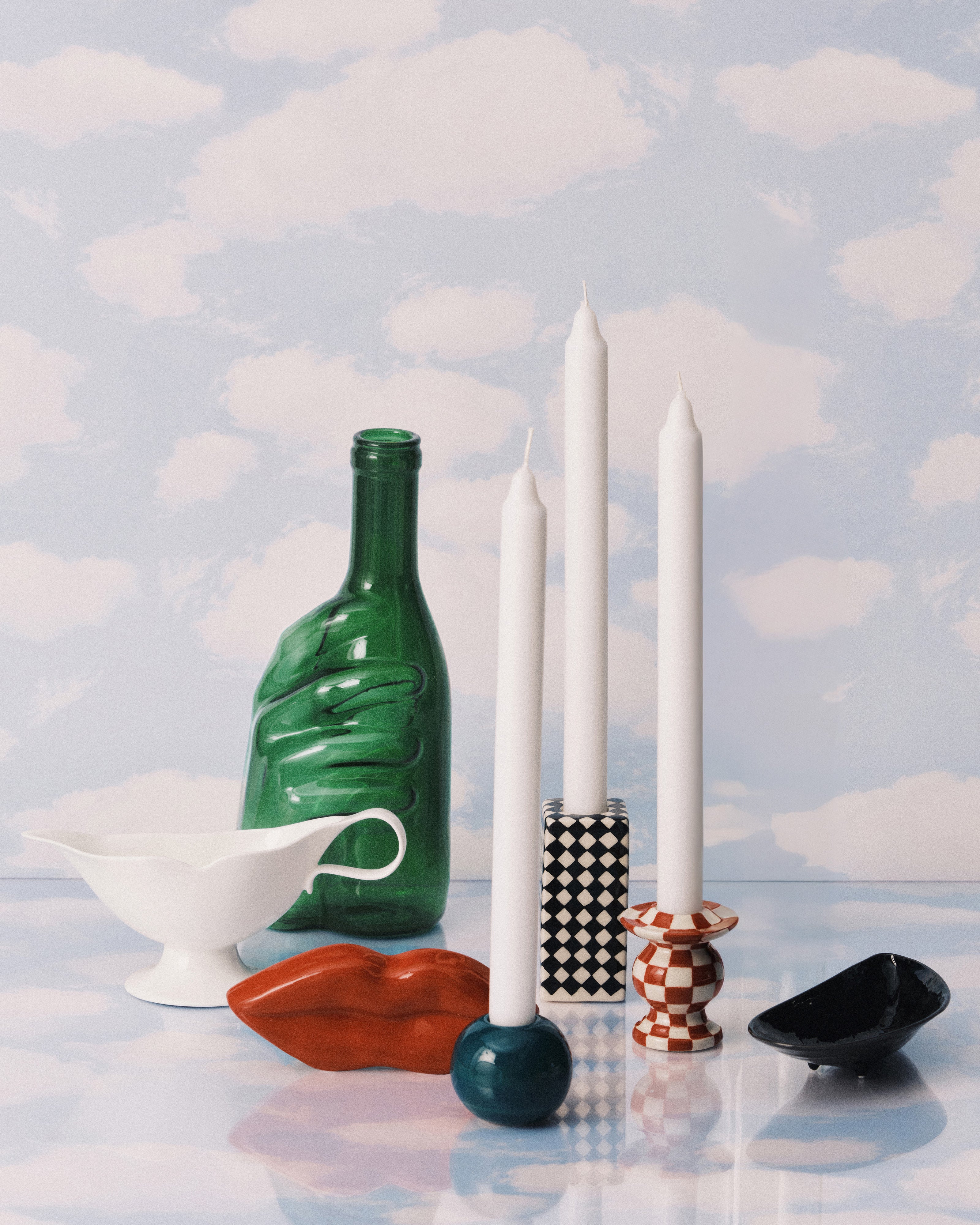 Serax Les Objets Mouleversants Marcel M mísa bílá porcelán