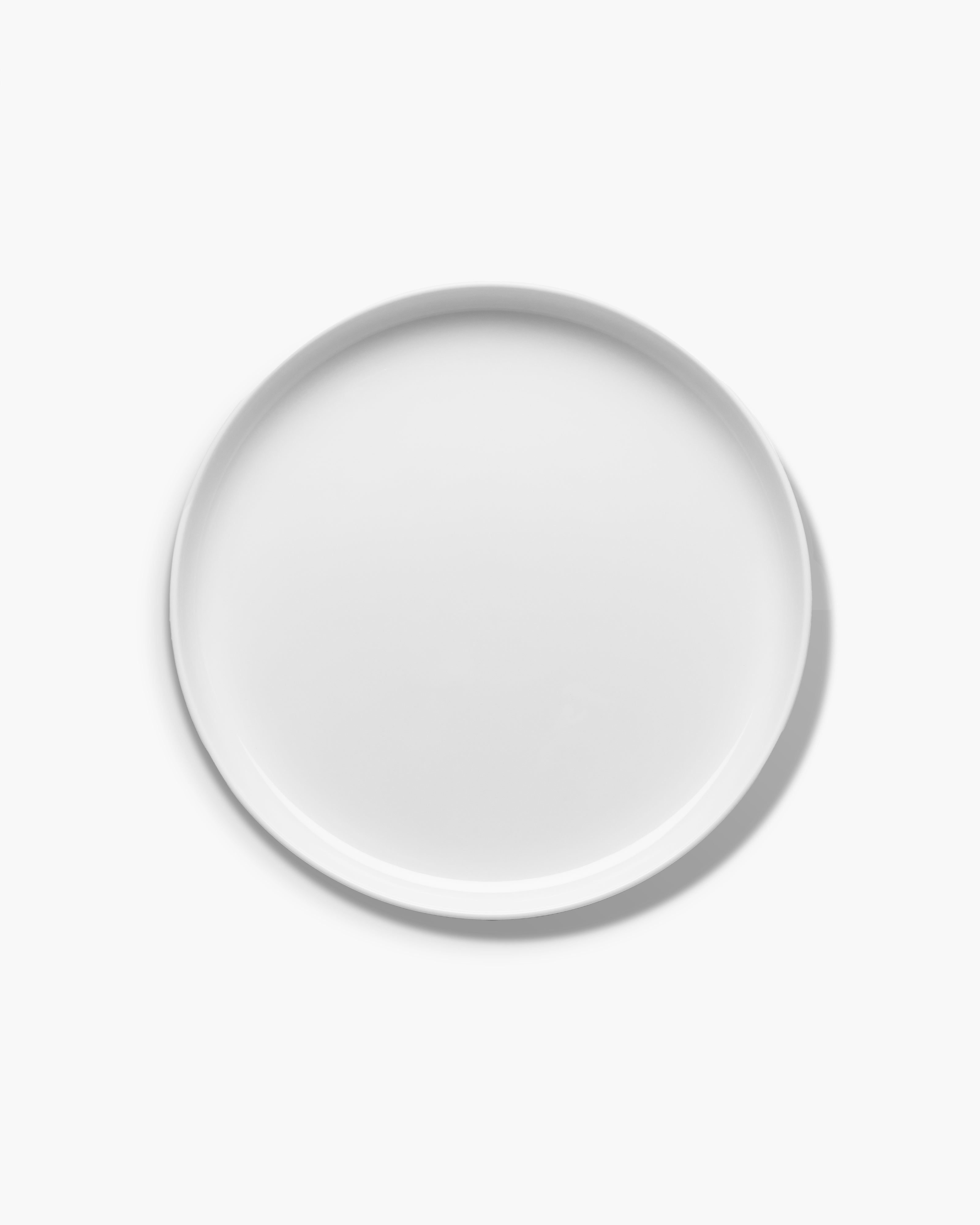 Serax Base High servírovací talíř bílý porcelánový