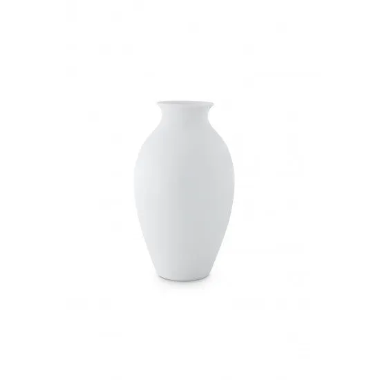 Augarten Stromlinienförmig porcelánová váza 25 cm bílá