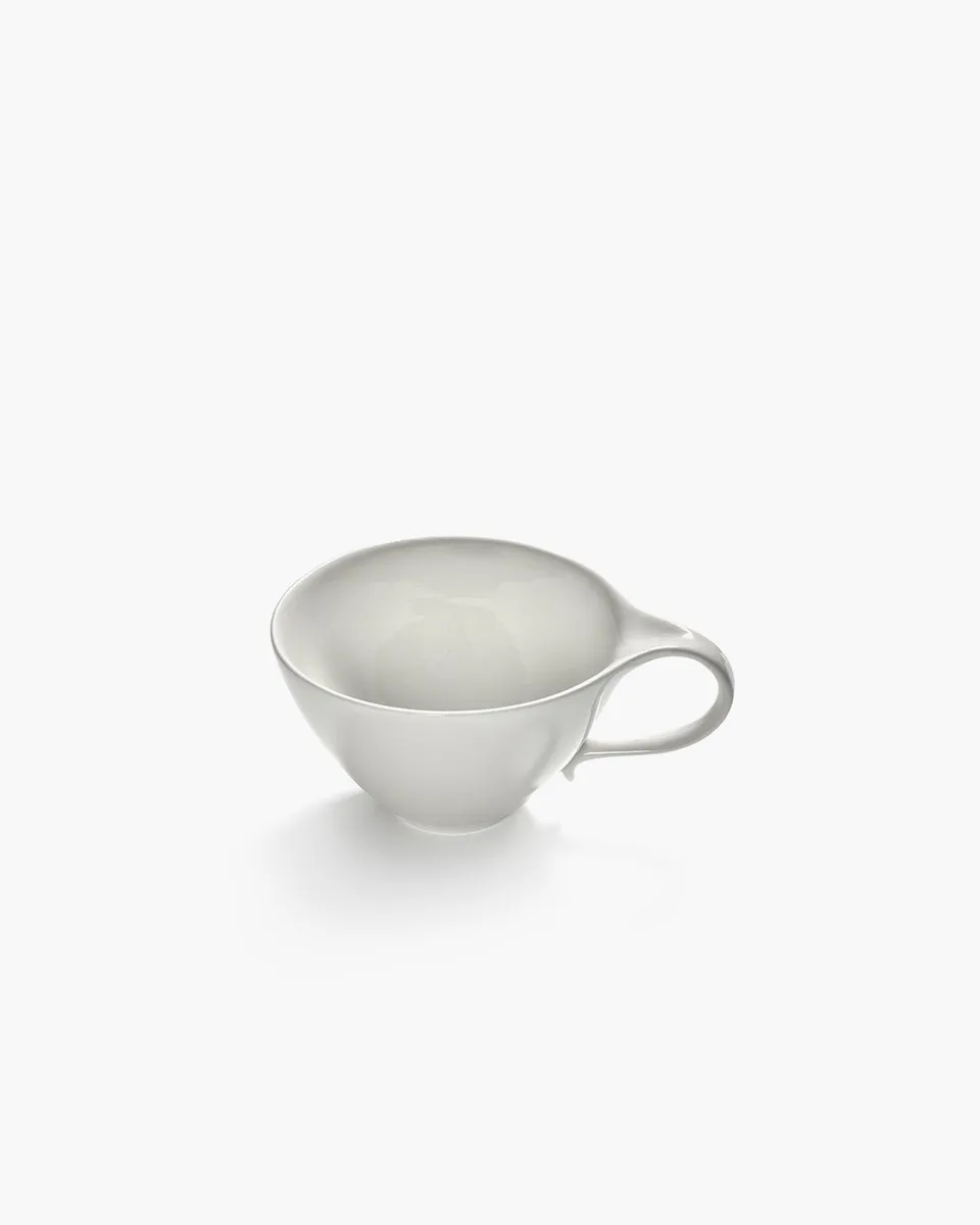 Serax Unity šálek na čaj bílo-černý porcelán