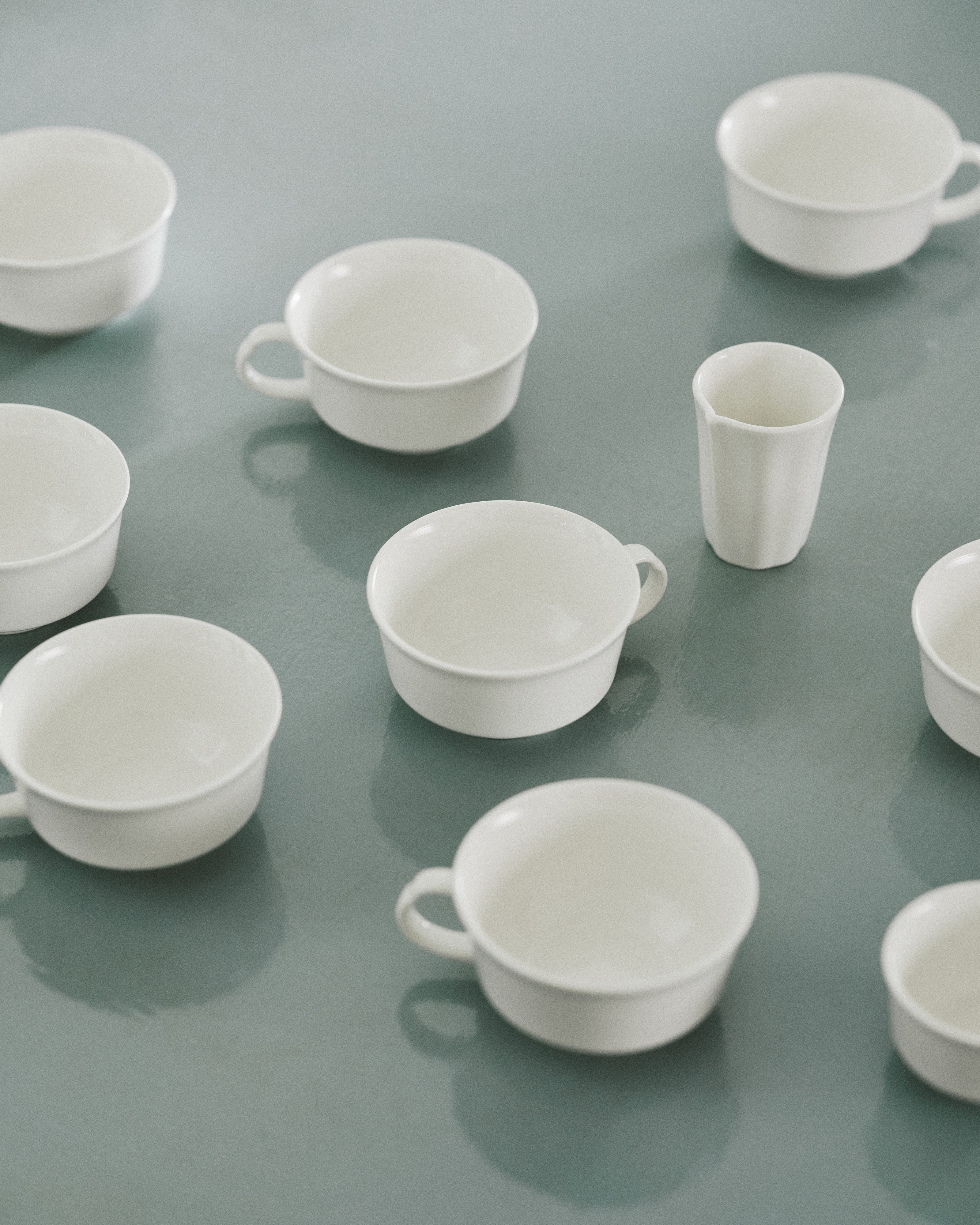 Serax Silhouette mléčenka na mléko bílá porcelánová