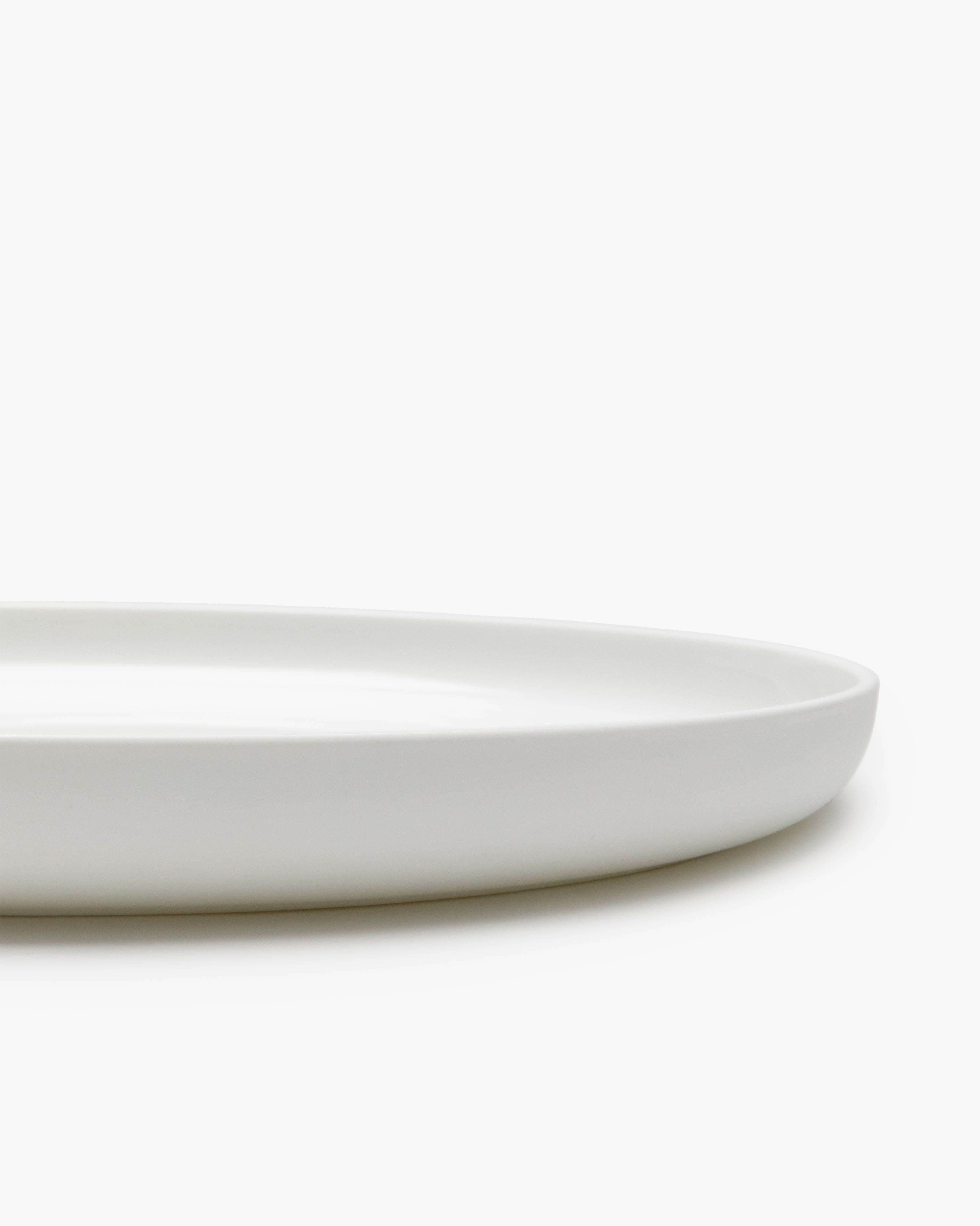 Serax Base High servírovací talíř bílý porcelánový
