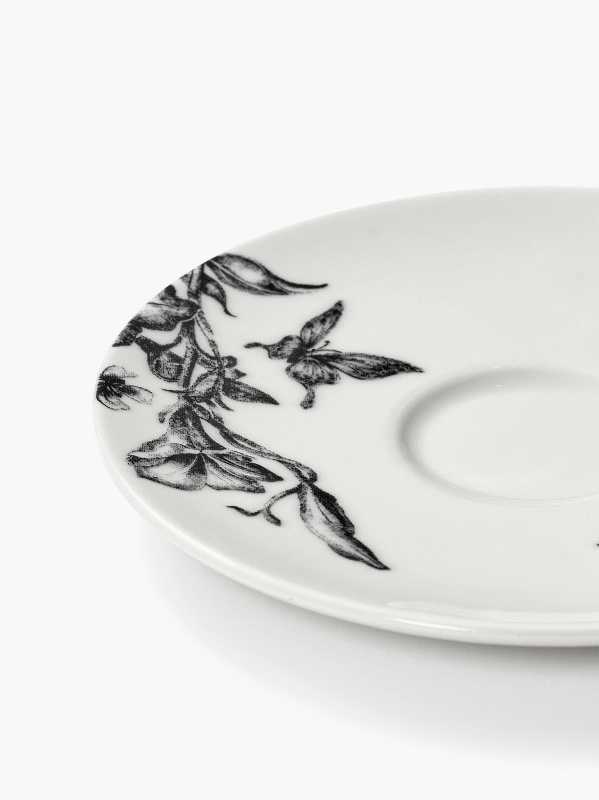 Serax Unity podšálek k espressu white-black porcelán