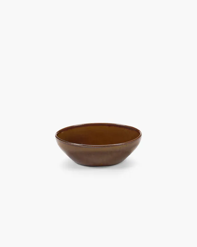 Serax Out of Lines Bowl L mísa okrová kamenina