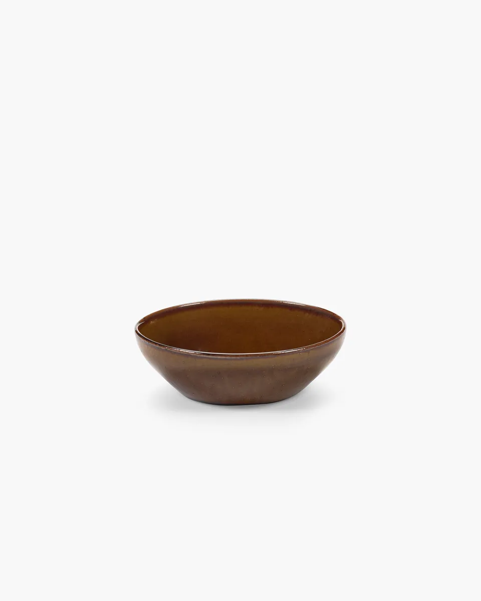 Serax Out of Lines Bowl L mísa okrová kamenina